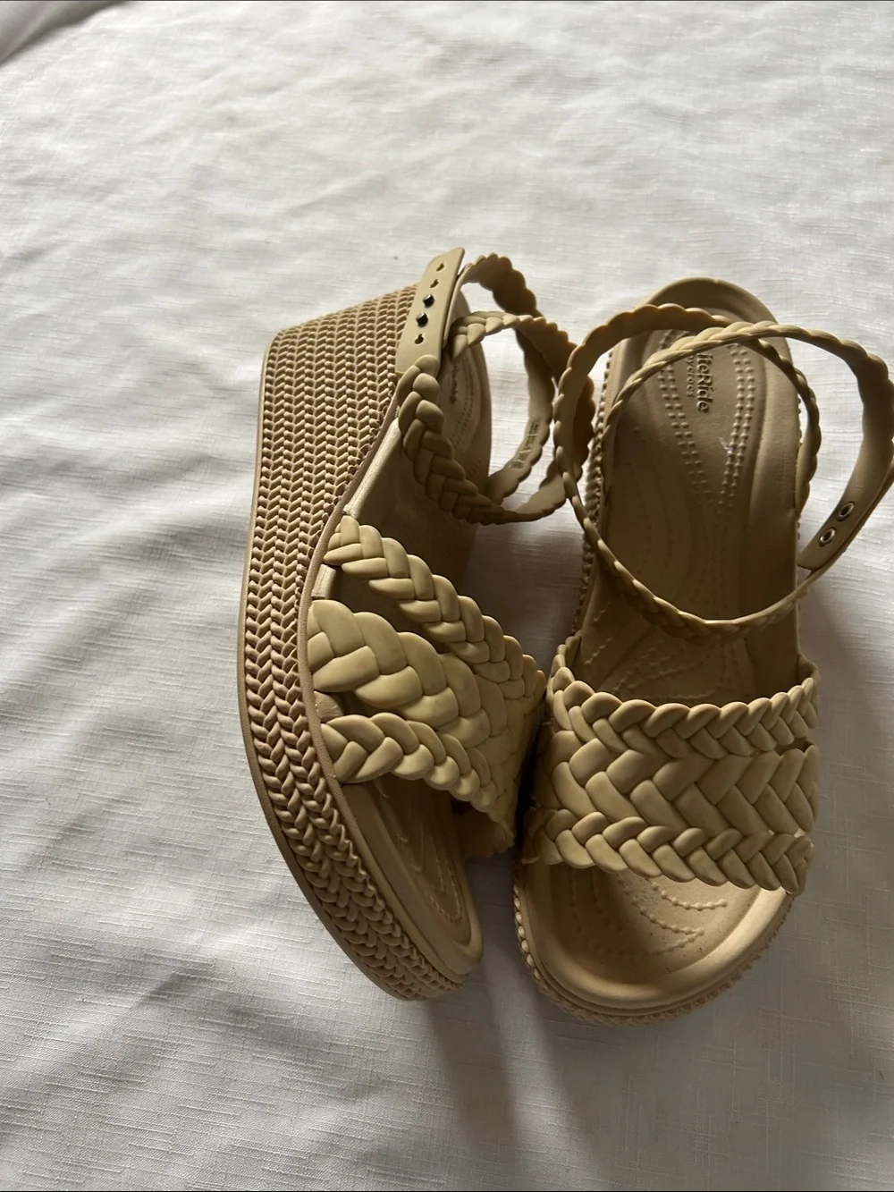 Women's Tan Wedge Sandals